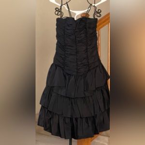 Retro/Vintage 80s Black Prom Dress!